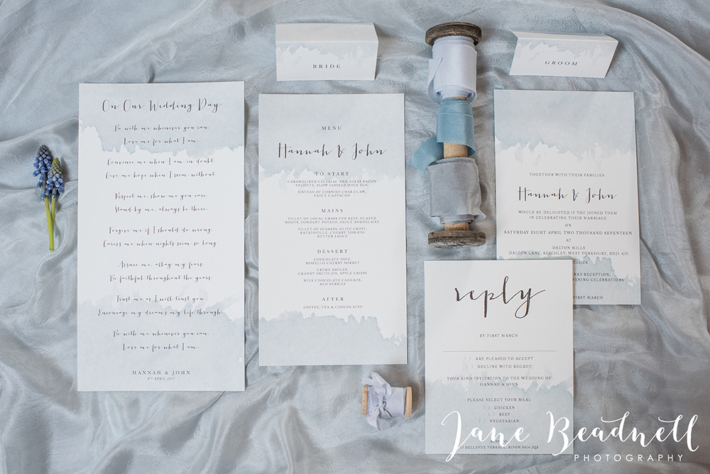 Luxury wedding stationery by JB Creatives