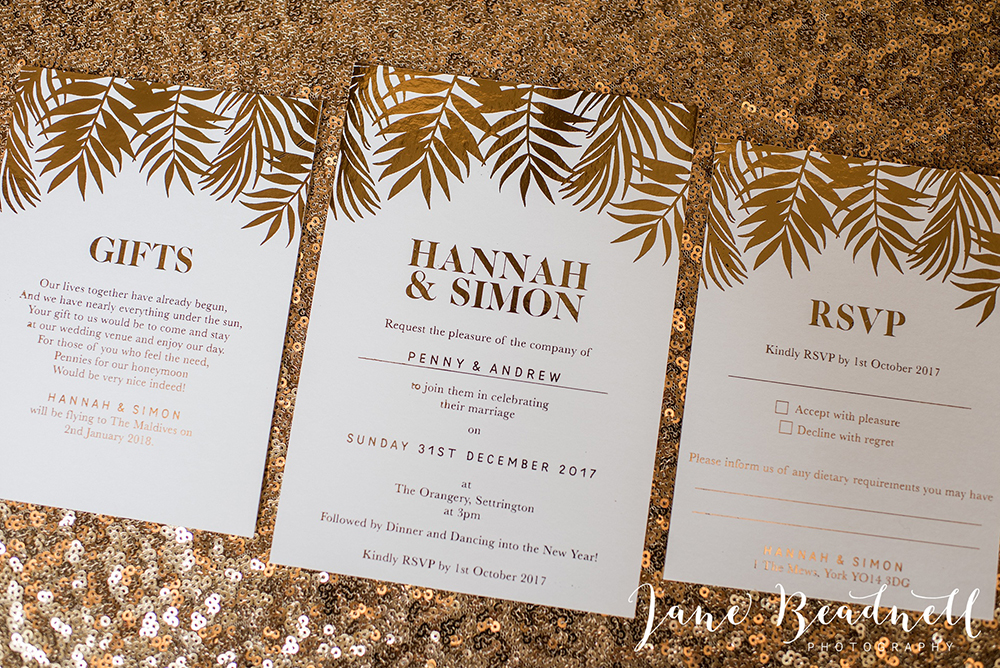 The Orangery Settrington wedding